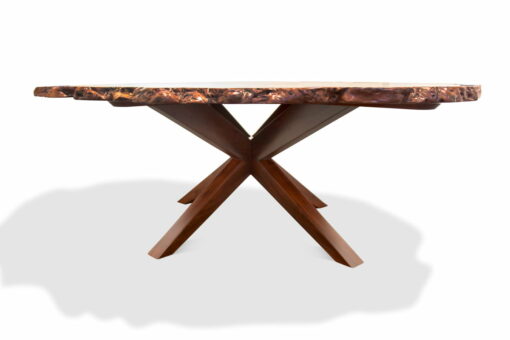 Karri Burl Dining Table Side 2