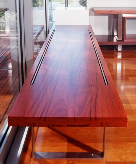 Reef Jarrah Timber Low Bench