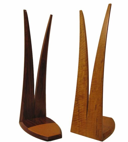 Timber Surfboard Display Stand Jarrah Marri