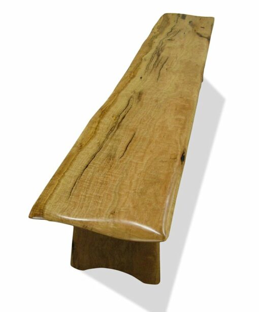 Spock Wooden Bench Seat Marri Timber Top