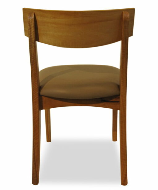 Dance Dining Chair With Small Square Back Back View