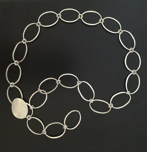 Emma Cotton Up Up And Away Silver Necklace