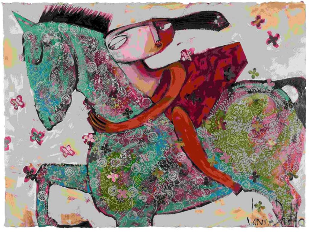Jda162 Janine Daddo Dancing Horse