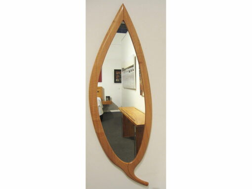 The Leaf Wall Mirror Blackbutt Timber