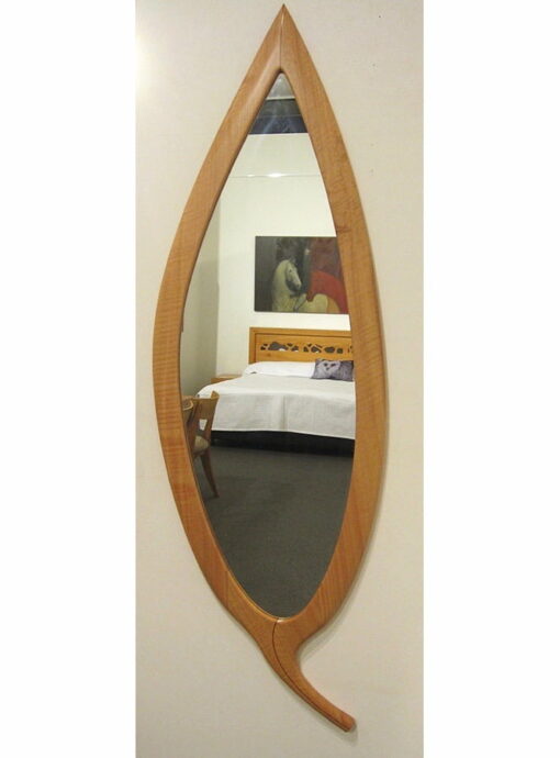 The Leaf Wall Mirror Blackbutt Timber