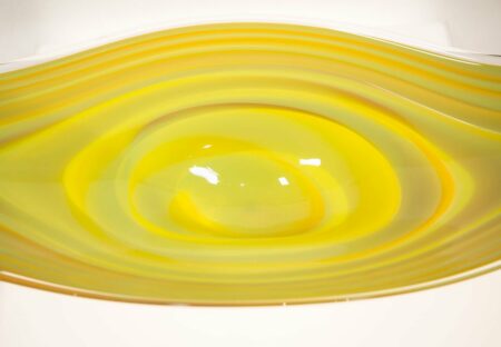 Yellow Coolamon Platter Detail