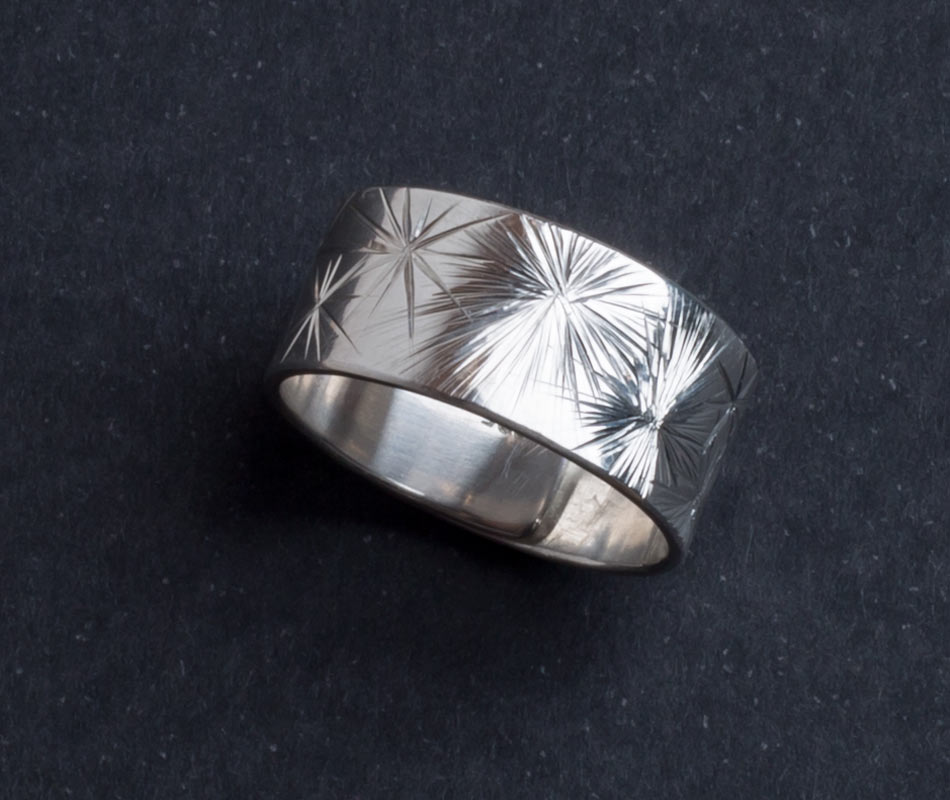 Emma Cotton Galaxy Carve Ring 1