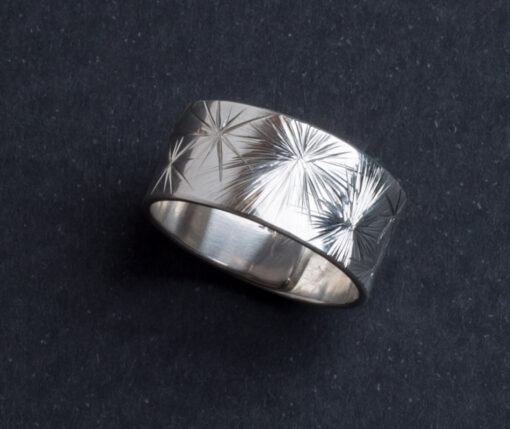 Emma Cotton Galaxy Carve Ring