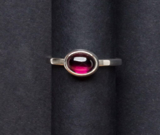Emma Cotton Rose Garnet Ring