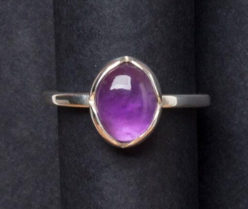 Emma Cotton Violet Amethyst Ring