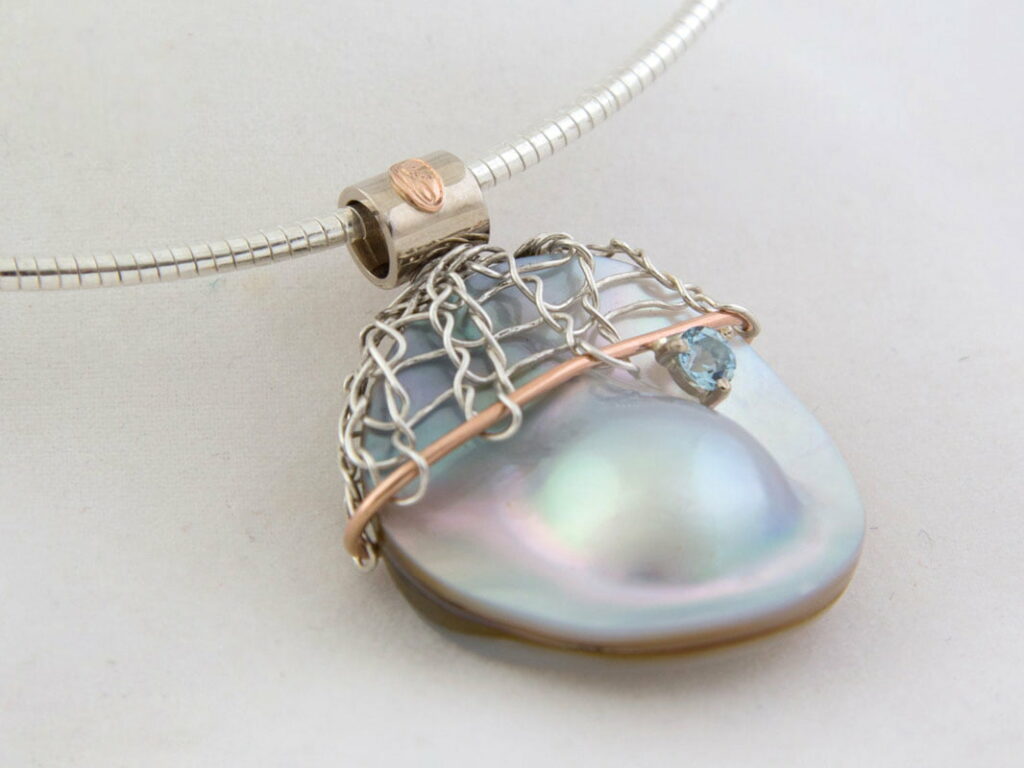 Gemma Baker Penguin Mabe Pearl Pendant