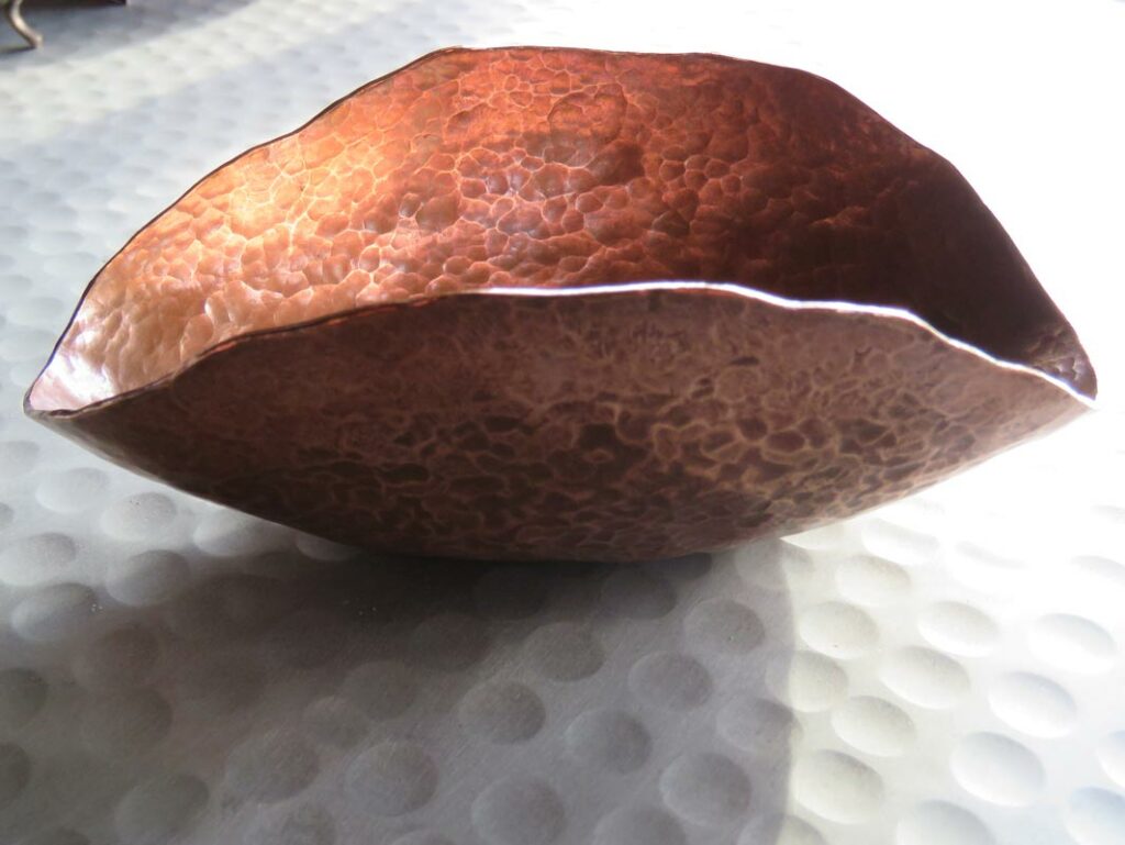 Michelle Gauntlett Copper Peened Bowl