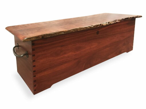 Flame Jarrah Blanket Chest Front