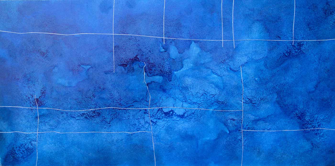 Bec Juniper Infused Antarctic Blue Painting