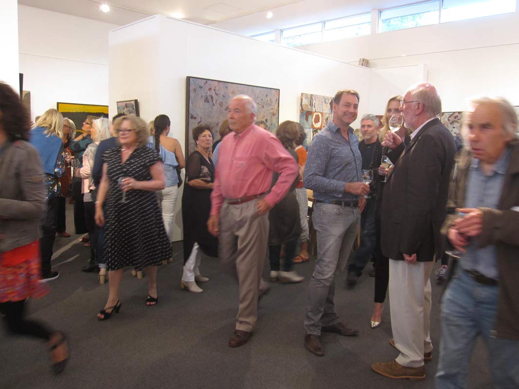 Bec Juniper Exhibition Opening Night Crowd 12