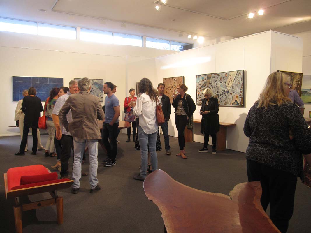 Bec Juniper Exhibition Opening Night Crowd 2