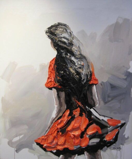 Palla Jeroff Desert Girl 2 Painting