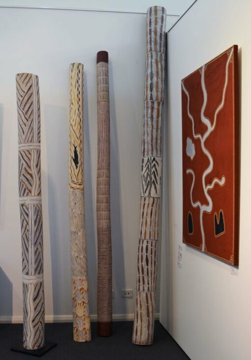 Aboriginal Art Memorial Poles