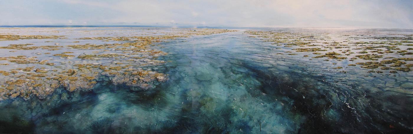Larry Mitchell Rowley Shoals painting Larry Mitchell - Rowley Shoals