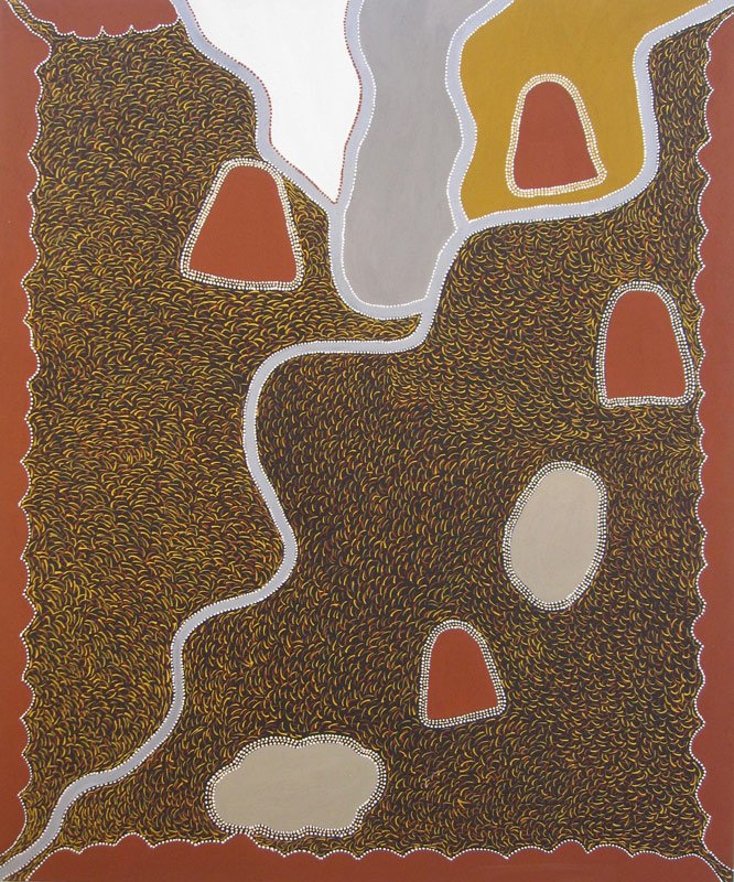 Peggy Griffiths Wirridlboom Goodim Aboriginal Painting