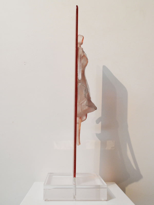 NKE05-Nadia-Kesic-The-Dress---Sunset-58x19x17cm-Side-$1,800 Nada Kesic - The Dress - Sunset