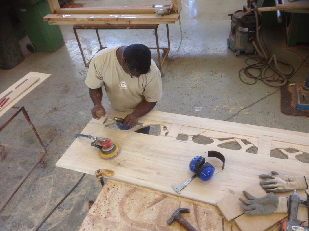 12 Filigree Bed In The Making Carving The Detail