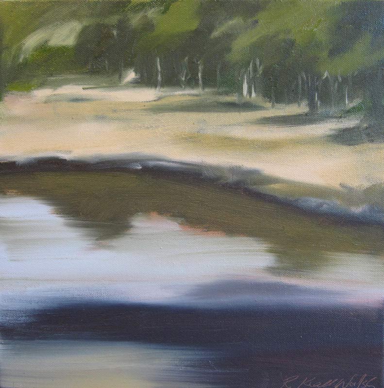 Rowena Keall Walsh River Reflections Painitng