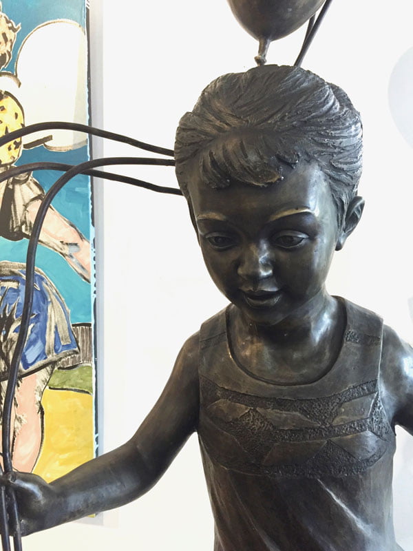 David Bromley Celebration Girl Bronze • JahRoc Galleries