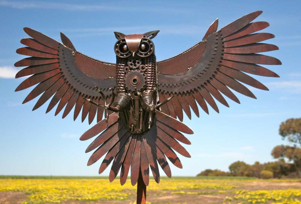 Jordan Sprigg The Night Hunter Metal Sculpture 2