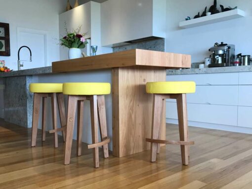Round Top Bar Stools In Home
