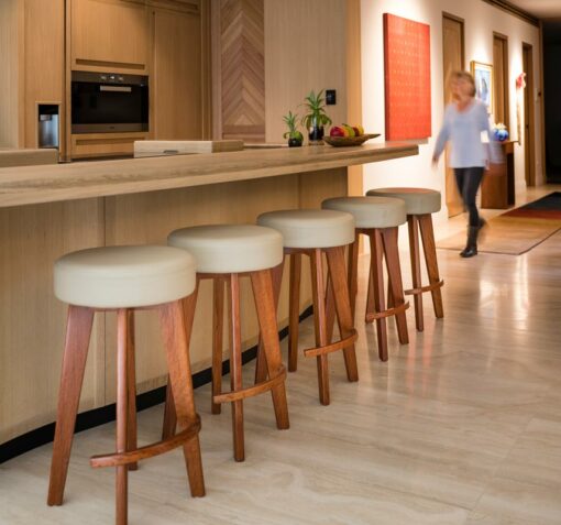 Rount Top Bar Stools Sheoak In Home