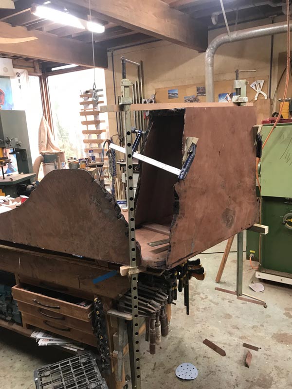 Folded Ranges Burl Desk In The Making 6