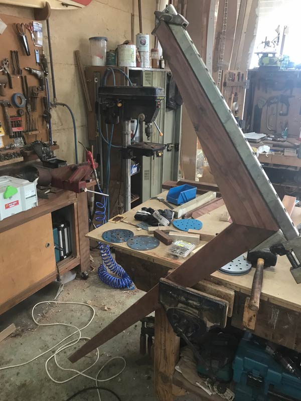 Folded Ranges Burl Desk In The Making 7