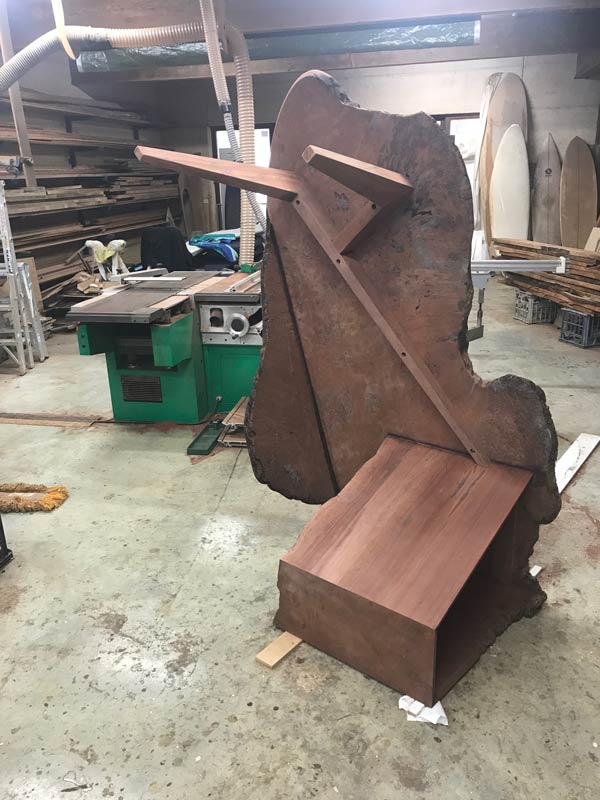 Folded Ranges Burl Desk In The Making 8