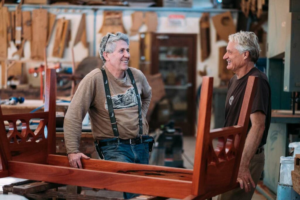 Gary Bennett David Paris Jahroc Furniture Workshop Image