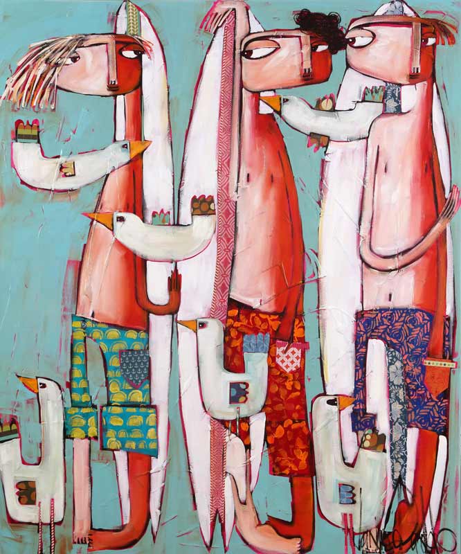 Janine Daddo The Boys Painting