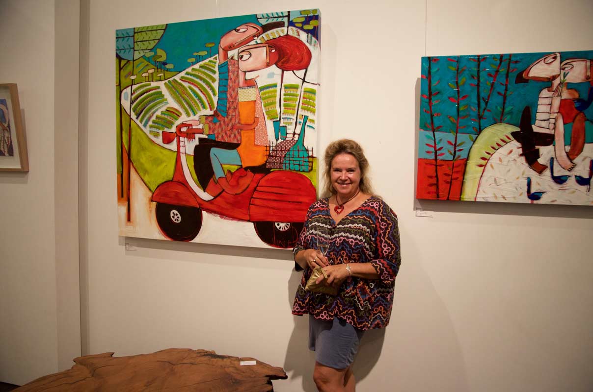 Janine Daddo Exhibition Opening Night At Jahroc Galleries 5