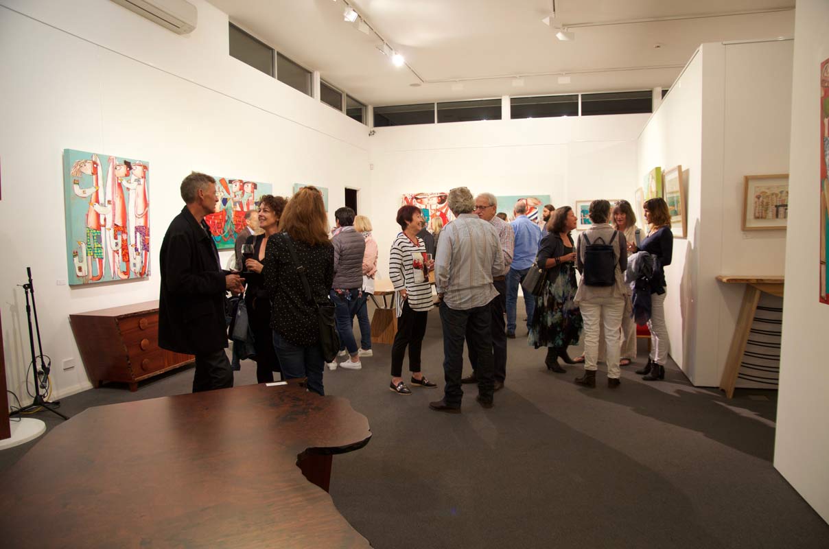 Janine Daddo Exhibition Opening Night At Jahroc Galleries 8