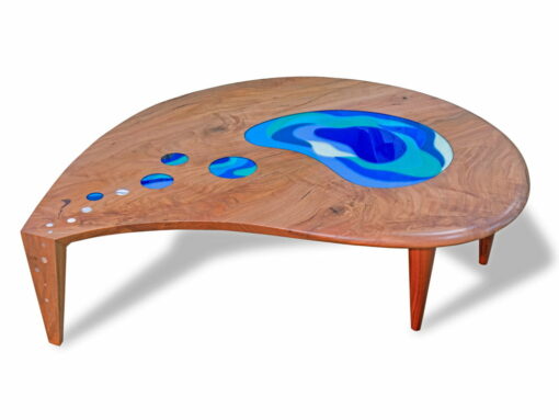Lagoon Coffee Table Marri With Glass Commission