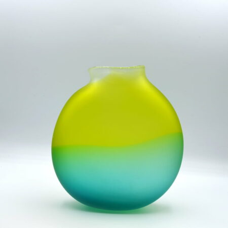 Gordon Studio Glass Gem Vase Green