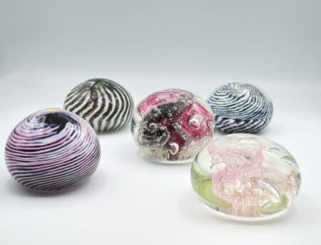 Gordon Studio Glass Tiffany Paper Weights