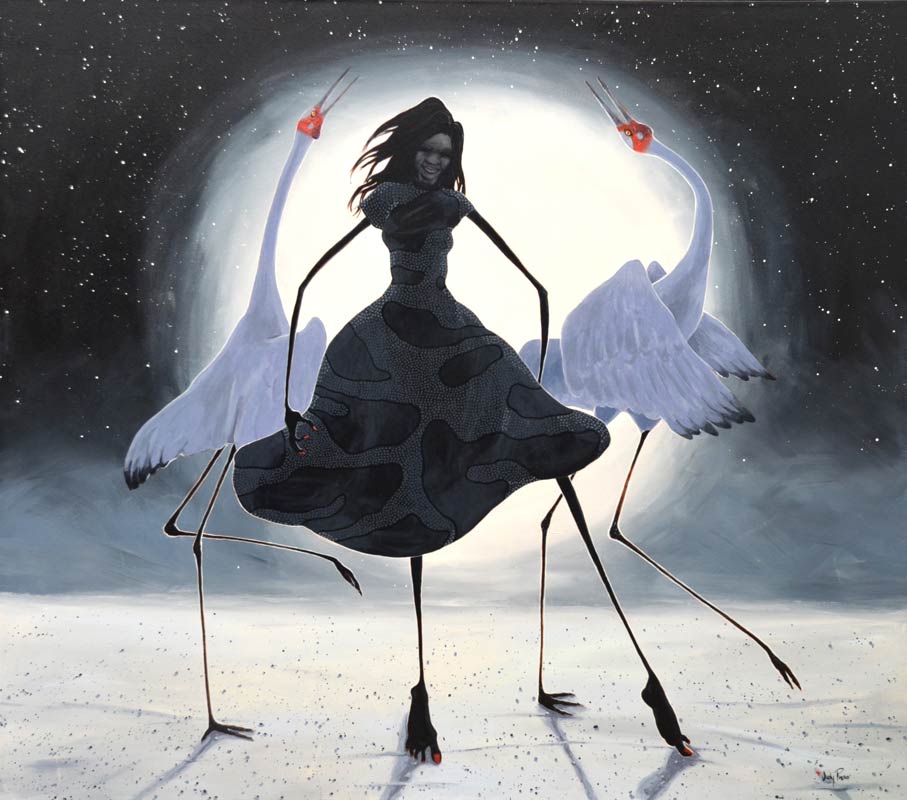 Judy Prosser Full Moon Dancer Painting 1