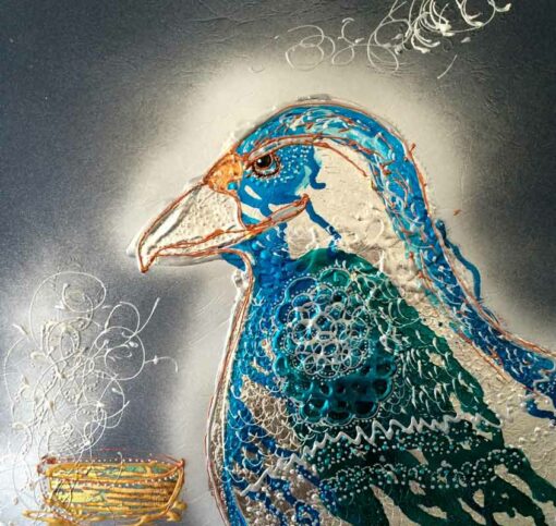 Karin Luciano Protecting The Nest Painting
