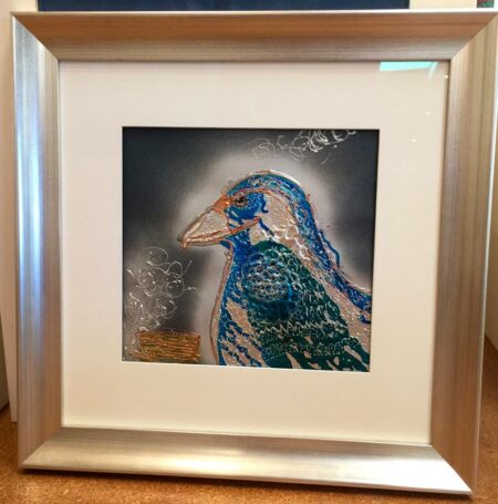 Karin Luciano Protecting The Nest Painting Framed