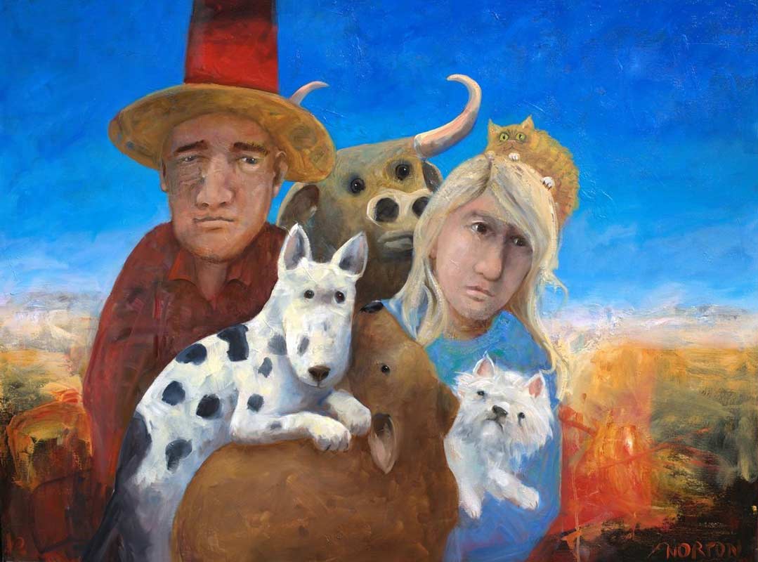 Helen-Norton-Outback-Family-Painting helen norton outback family painting
