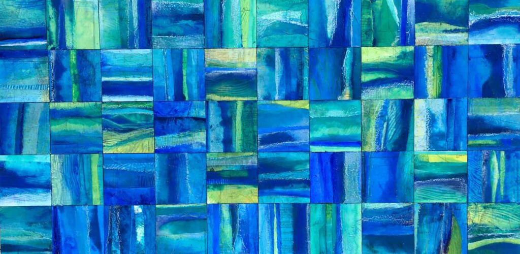 Narelle Pendlebury Aquatic Glimpse Painting