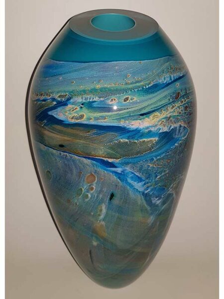 Rick Cook Ningaloo Series Dreaming Glass Art
