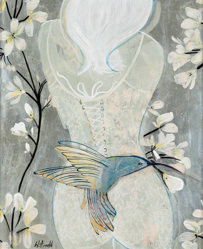Wendy Arnold Hummingbird Painting