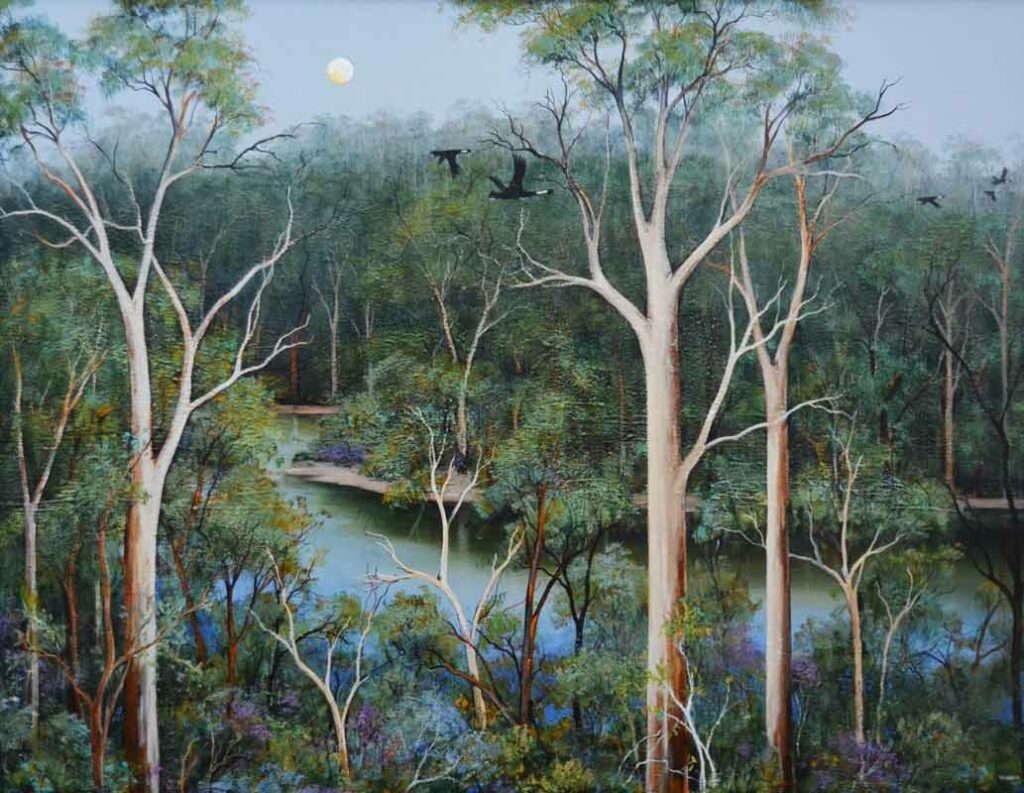 Ingrid Windram Heartbreak Trail Pemberton Painting 1