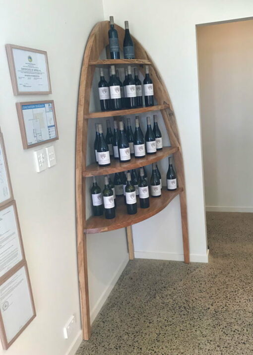 Passel Estate Corner Wine Display Shelves 4
